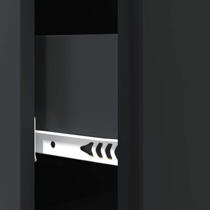 Mobile con Cassetti Nero 33 x 34,5 x 90 cm Legno ingegnerizzato | homemem39
