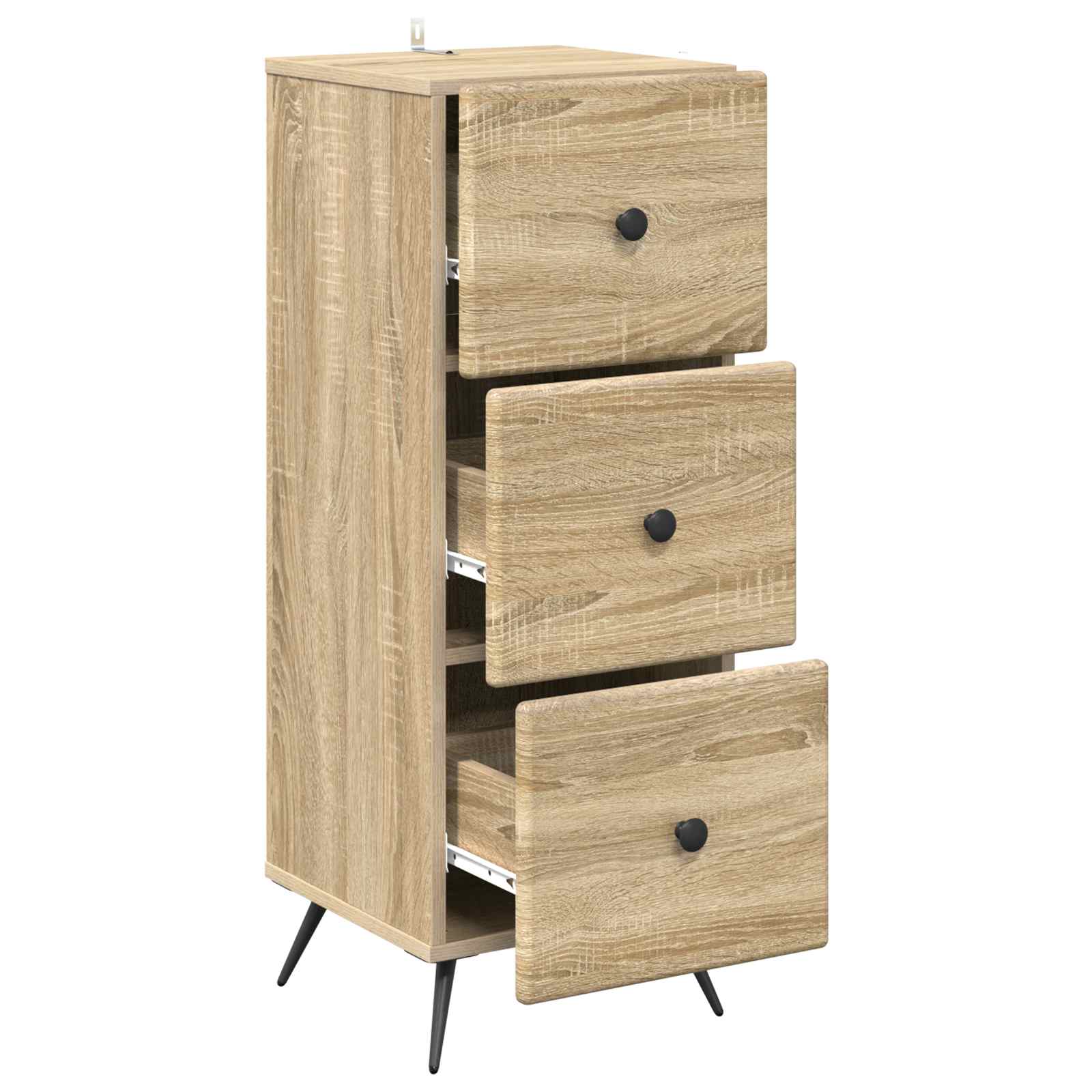 Mobile con Cassetti Rovere Sonoma 33 x 34,5 x 90 cm | homemem39