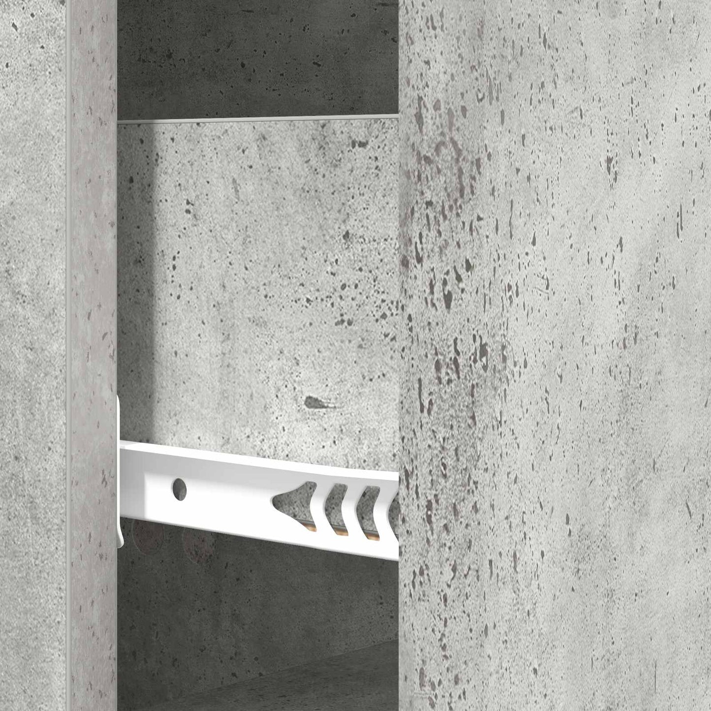 Mobile con Cassetti Grigio Cemento 33 x 34,5 x 90 cm