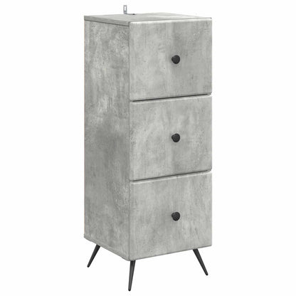 Mobile con Cassetti Grigio Cemento 33 x 34,5 x 90 cm | homemem39