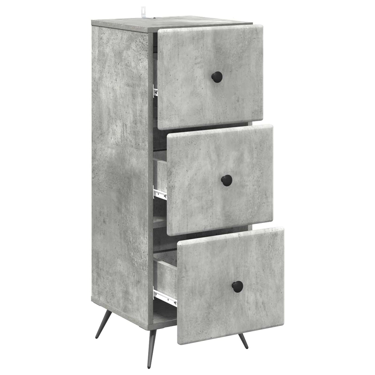 Mobile con Cassetti Grigio Cemento 33 x 34,5 x 90 cm | homemem39