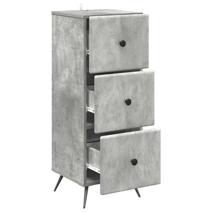 Mobile con Cassetti Grigio Cemento 33 x 34,5 x 90 cm | homemem39