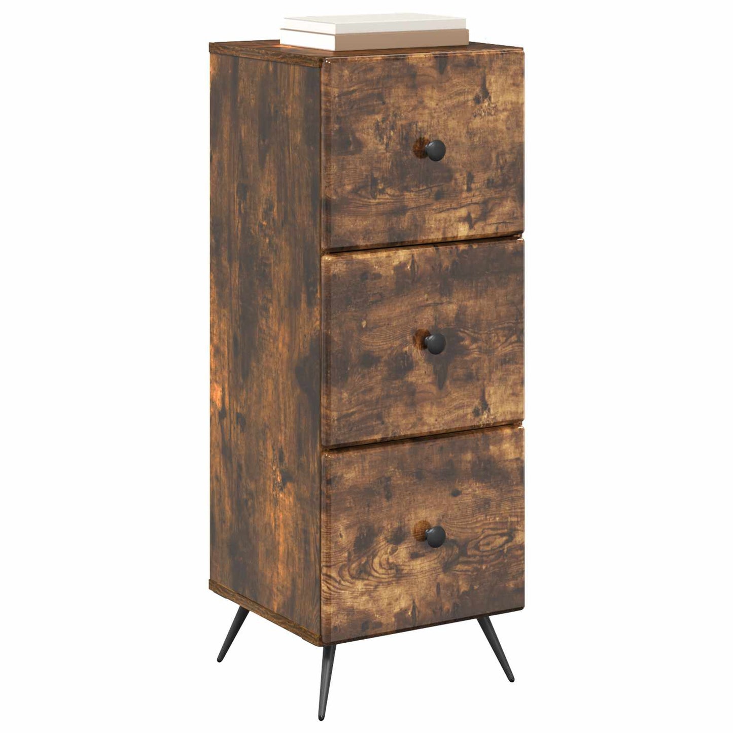 Mobile con Cassetti Rovere Fumo 33 x 34,5 x 90 cm | homemem39