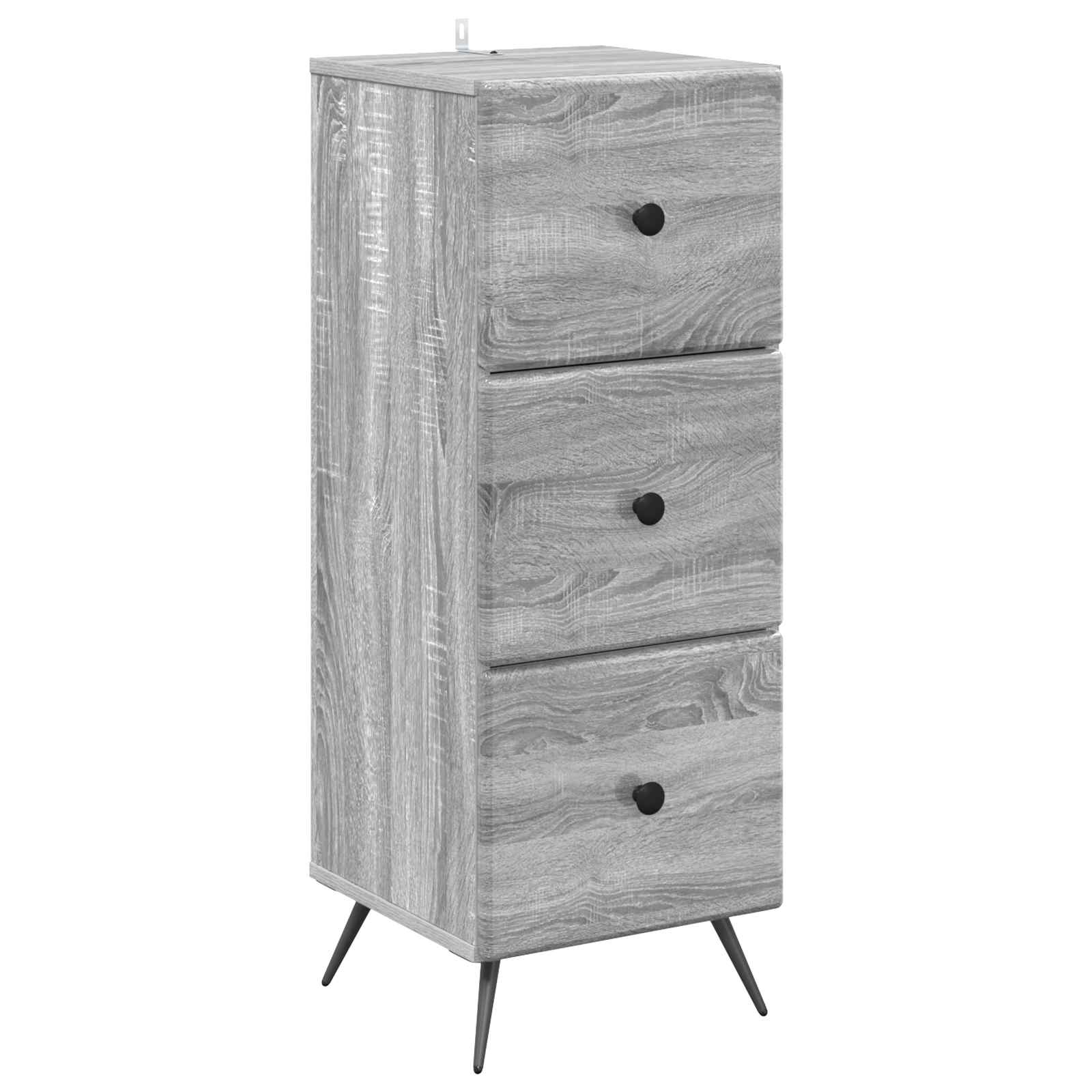 Mobile con Cassetti Grigio Sonoma 33 x 34,5 x 90 cm | homemem39