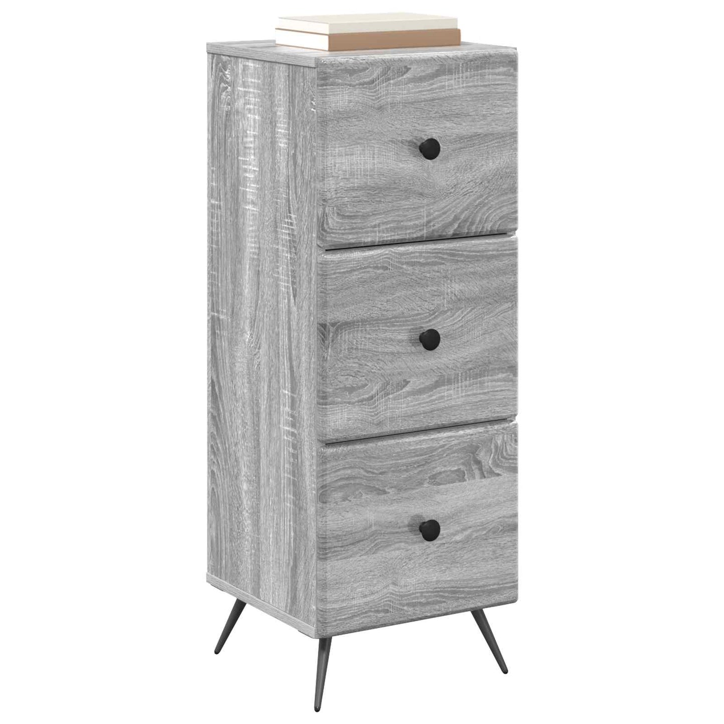 Mobile con Cassetti Grigio Sonoma 33 x 34,5 x 90 cm | homemem39