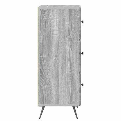 Mobile con Cassetti Grigio Sonoma 33 x 34,5 x 90 cm | homemem39