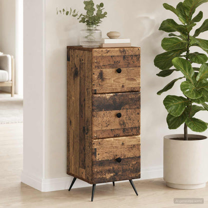 Mobile con Cassetti Legno antico 33 x 34,5 x 90 cm