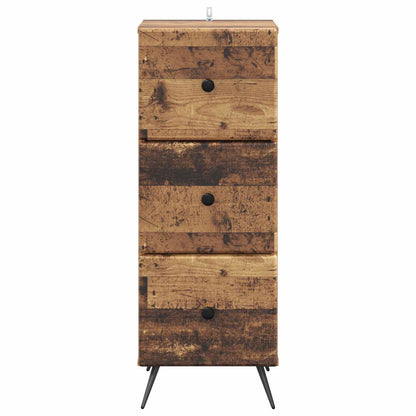 Mobile con Cassetti Legno antico 33 x 34,5 x 90 cm | homemem39
