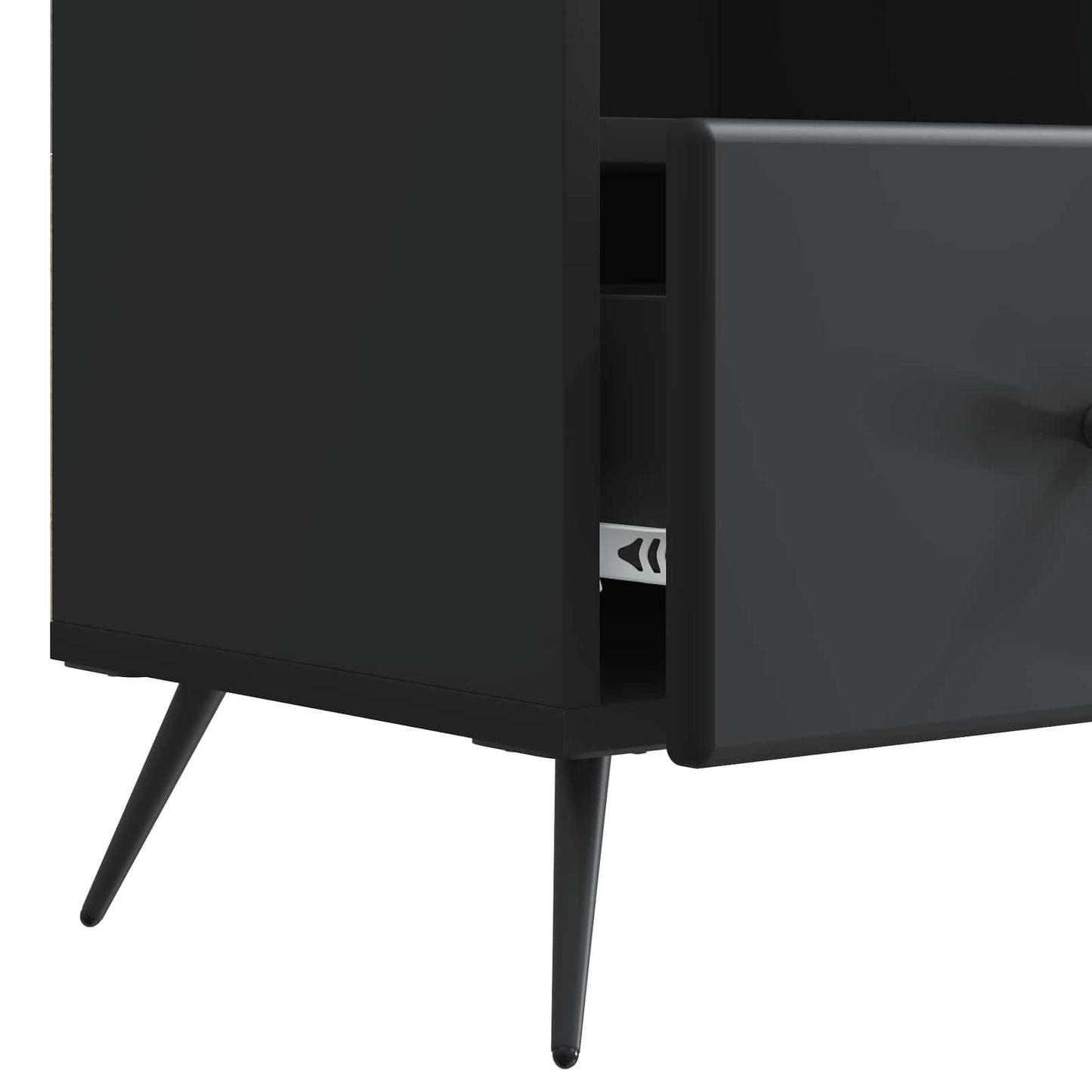 Mobile TV Nero 102 x 34,5 x 50 cm Legno ingegnerizzato | homemem39