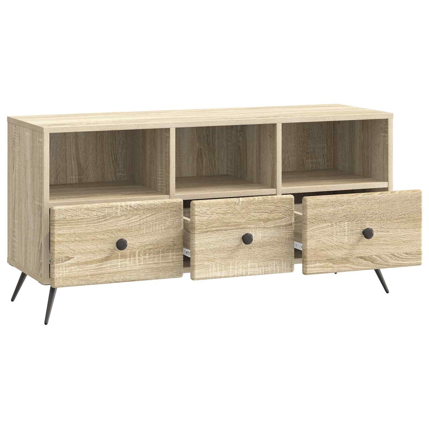 Mobile TV Rovere Sonoma 102 x 34,5 x 50 cm Legno ingegnerizzato | homemem39