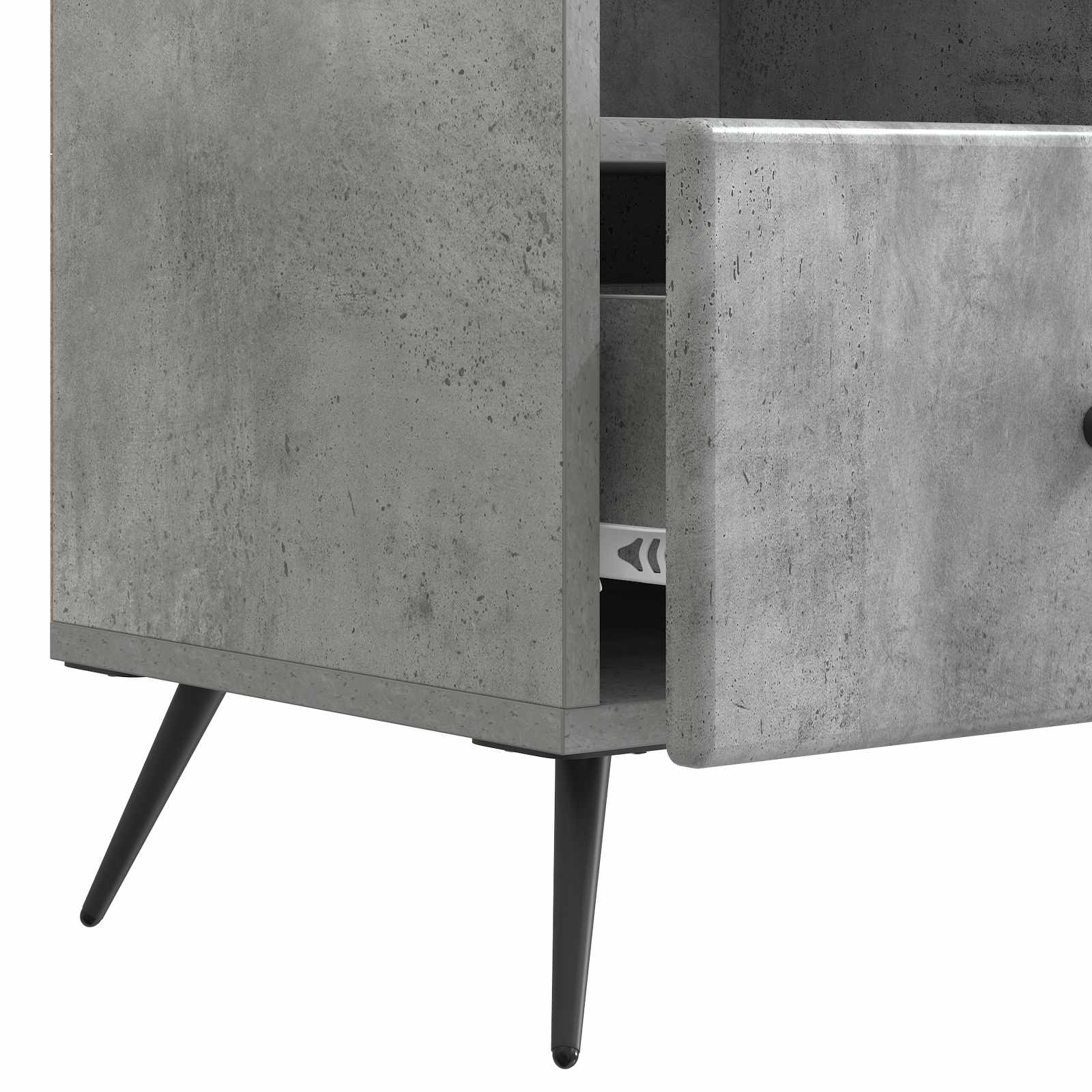 Mobile TV con cassetto Grigio Cemento 102 x 34,5 x 50 cm | homemem39