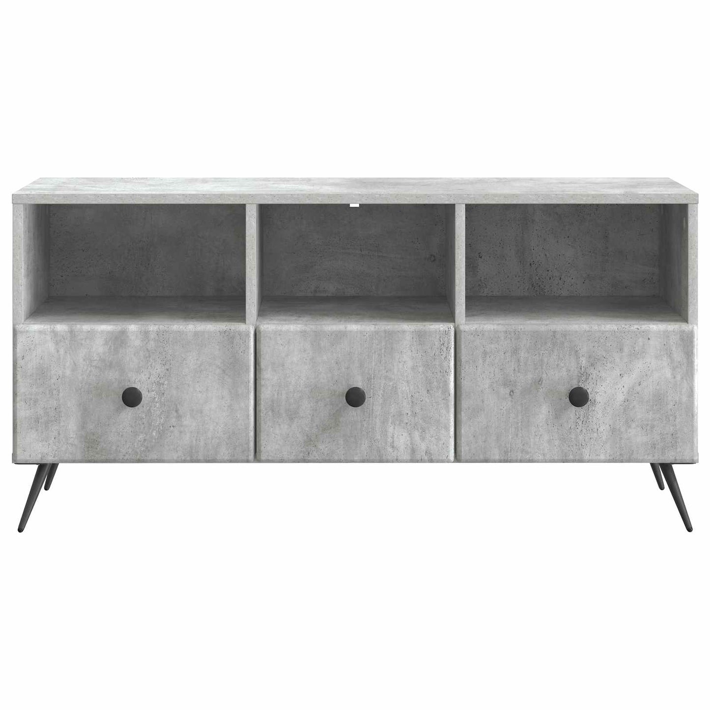 Mobile TV con cassetto Grigio Cemento 102 x 34,5 x 50 cm | homemem39