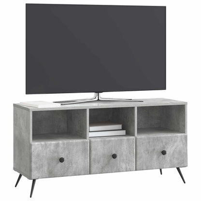 Mobile TV con cassetto Grigio Cemento 102 x 34,5 x 50 cm | homemem39