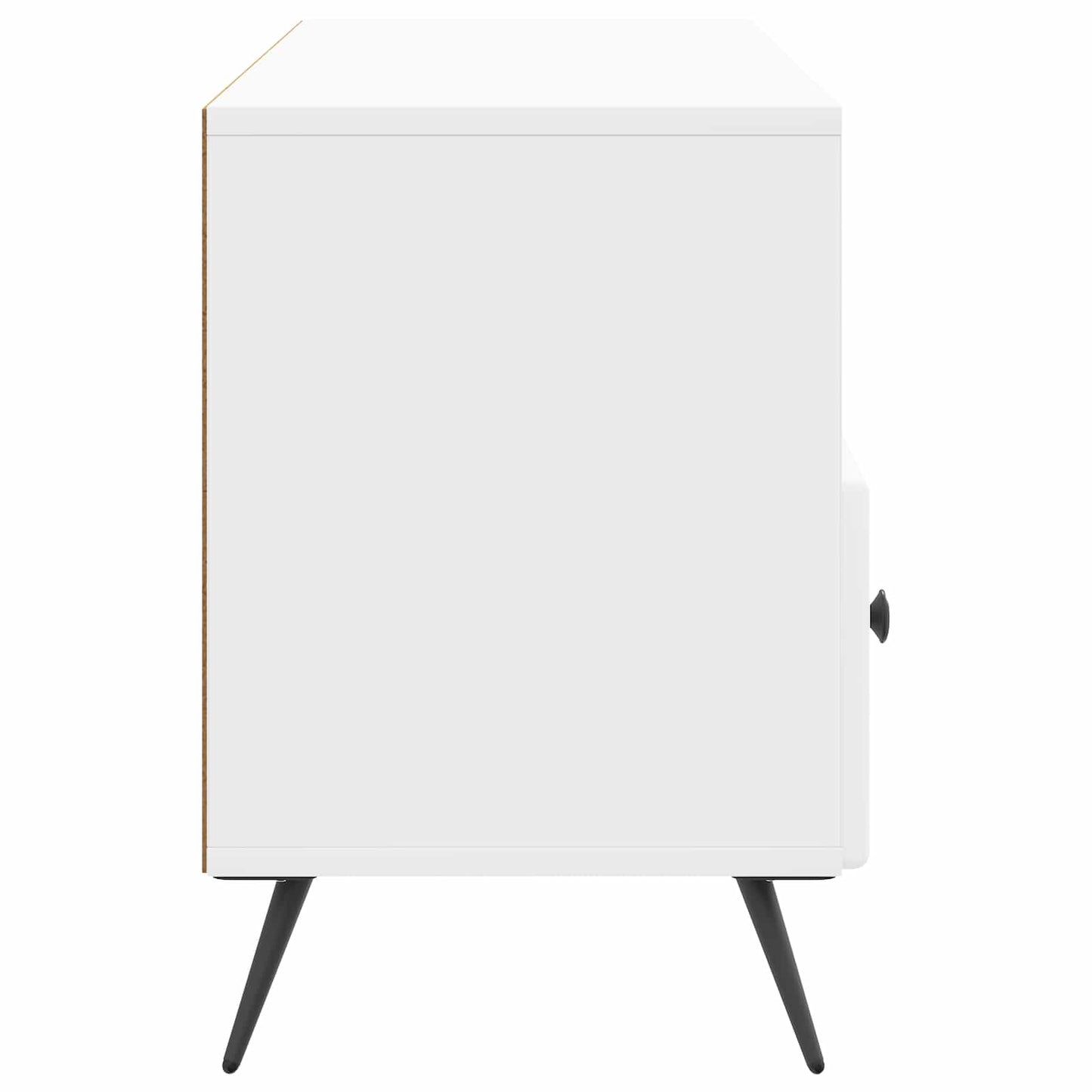 Mobile TV Bianco Lucido 102 x 34,5 x 50 cm Legno ingegnerizzato | homemem39