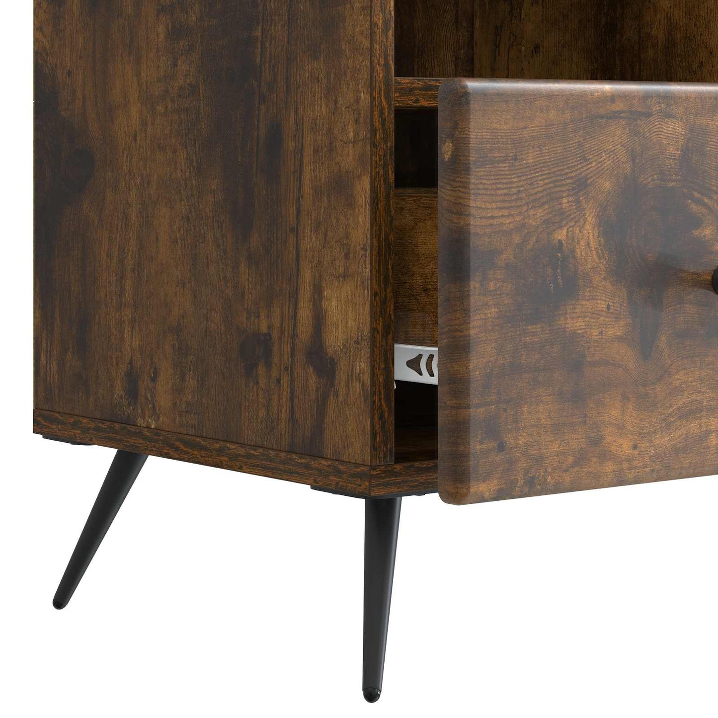 Mobile TV Rovere Fumo 102 x 34,5 x 50 cm Legno ingegnerizzato | homemem39