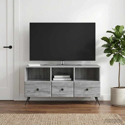 Mobile TV Grigio Sonoma 102 x 34,5 x 50 cm Legno ingegnerizzato