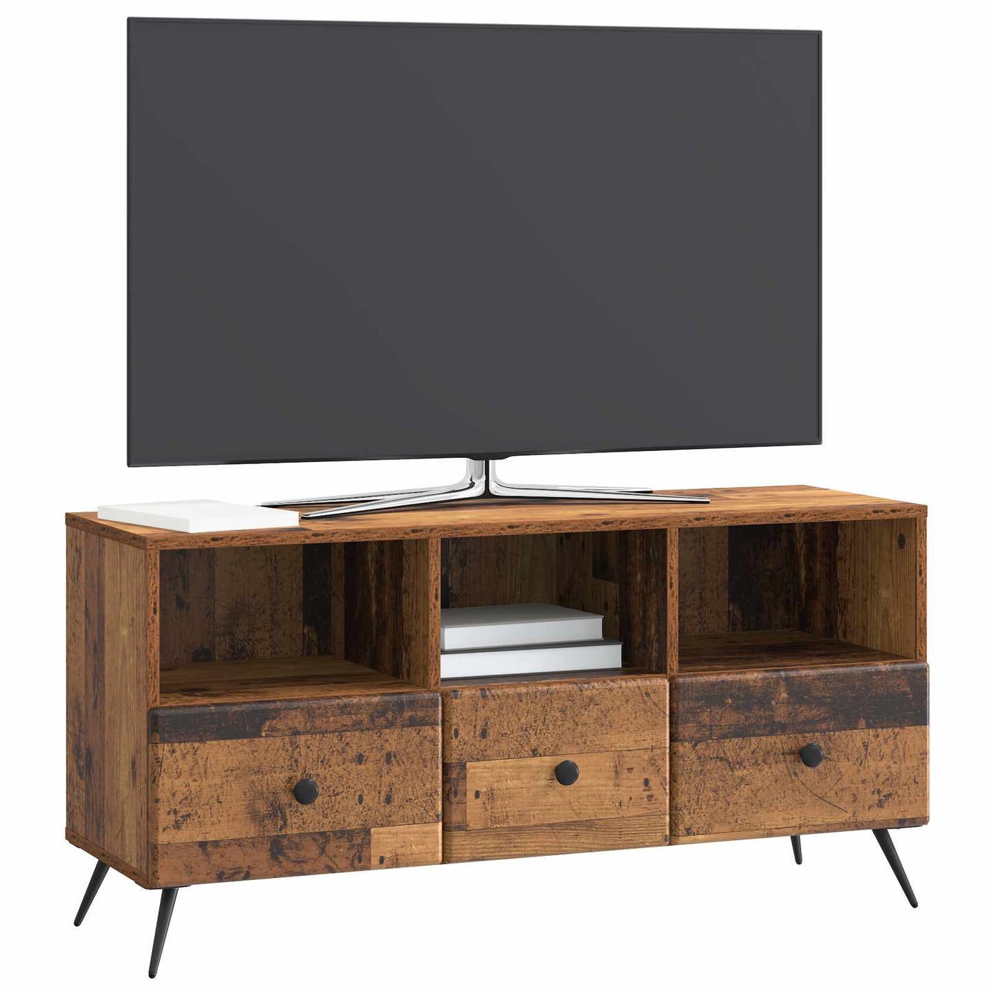 Mobile TV Legno antico 102 x 34,5 x 50 cm Legno ingegnerizzato | homemem39
