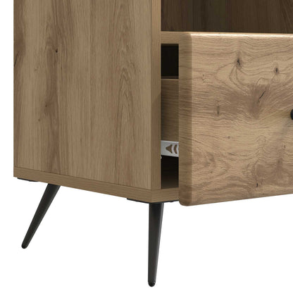 Mobile TV con cassetto Rovere Artigianale 102 x 34,5 x 50 cm | homemem39
