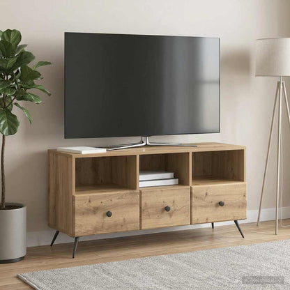 Mobile TV con cassetto Rovere Artigianale 102 x 34,5 x 50 cm