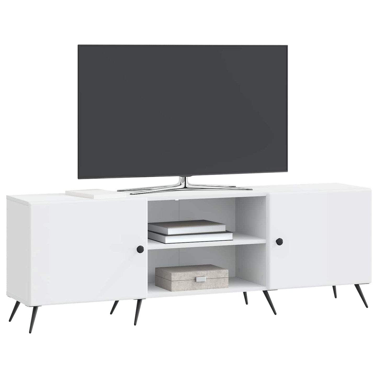 Mobile TV Bianco 150 x 31 x 50 cm Legno ingegnerizzato | homemem39
