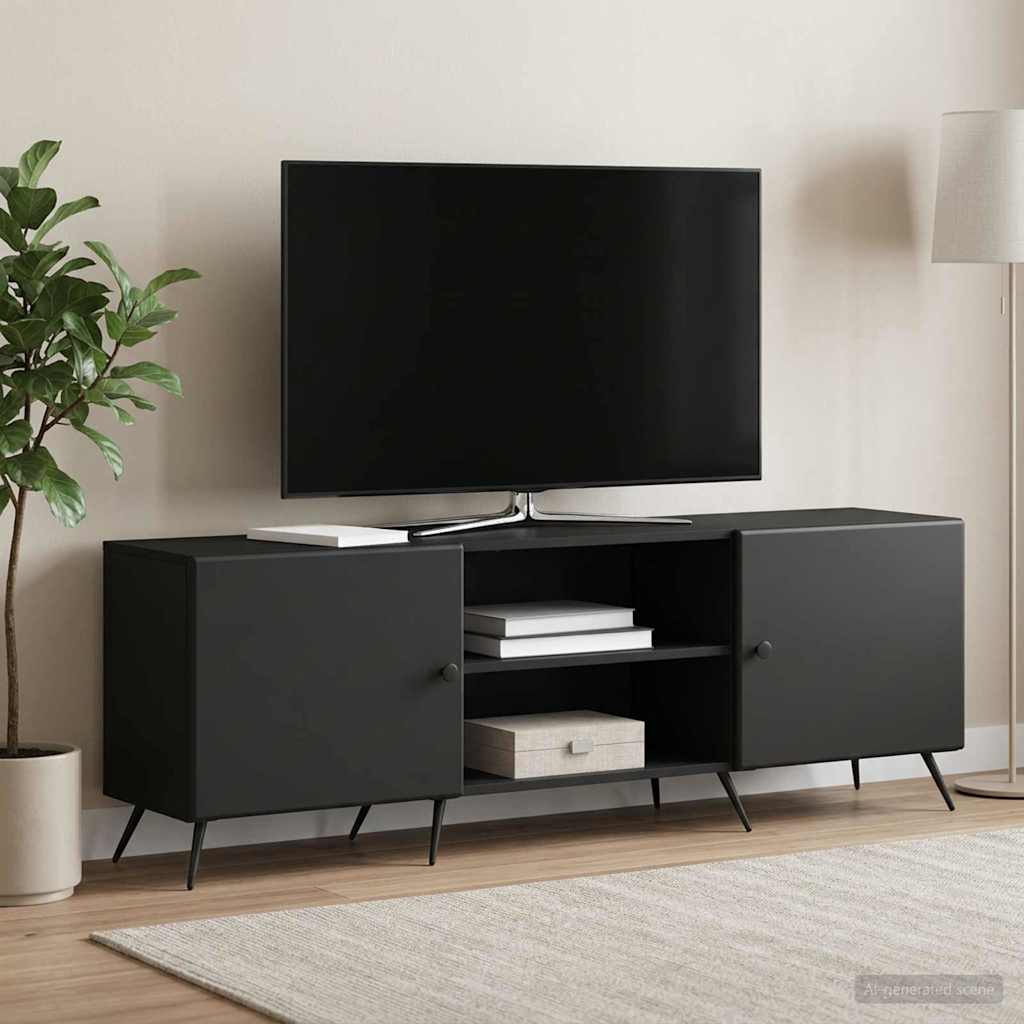 Mobile TV Nero 150 x 31 x 50 cm Legno ingegnerizzato