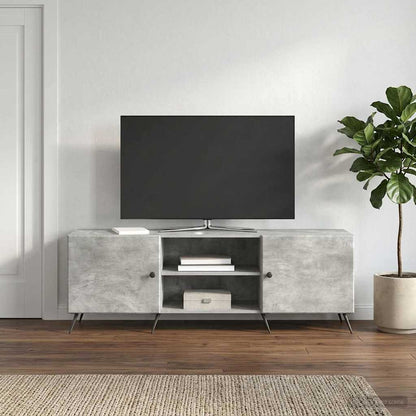 Mobile TV Grigio Cemento 150 x 31 x 50 cm Legno ingegnerizzato