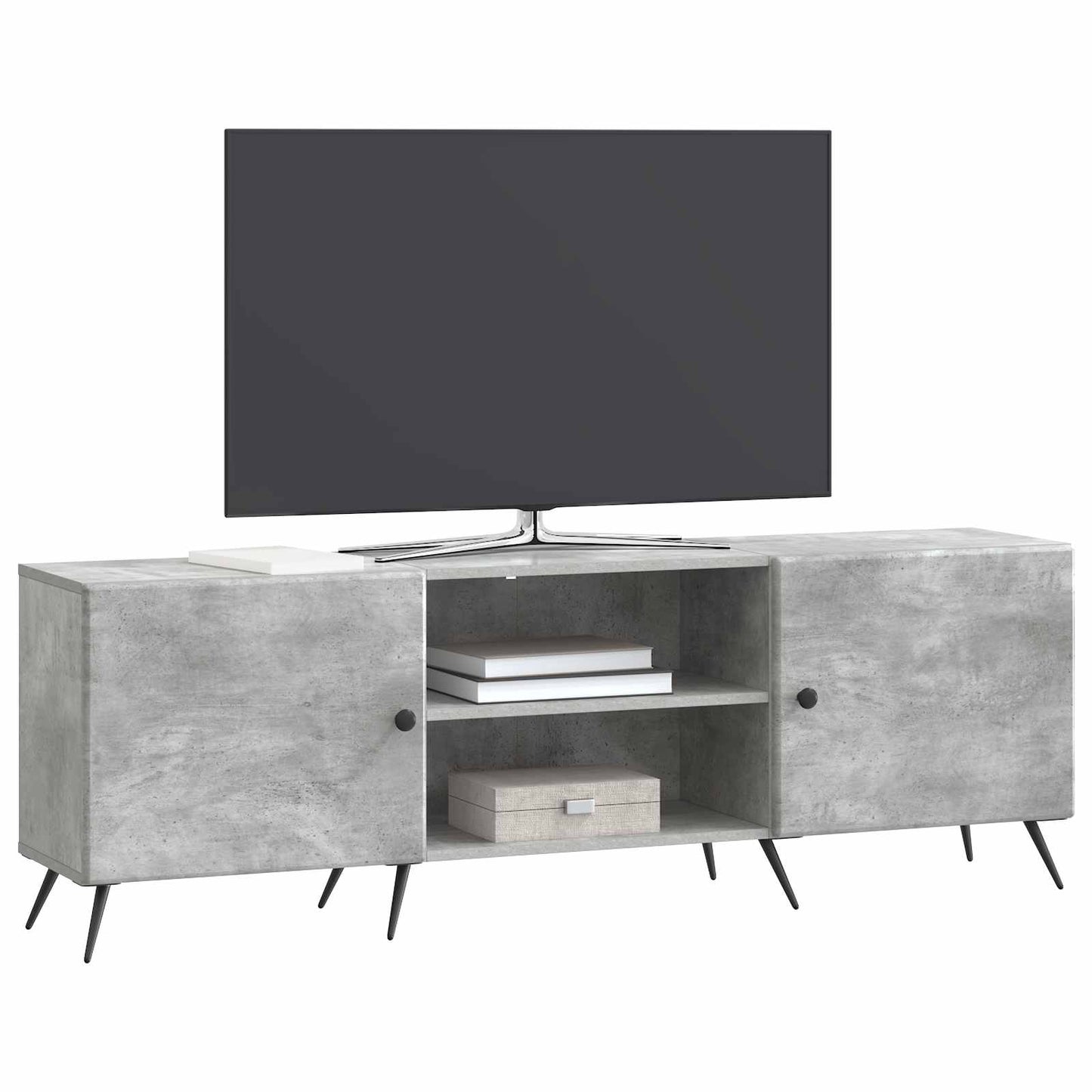 Mobile TV Grigio Cemento 150 x 31 x 50 cm Legno ingegnerizzato | homemem39