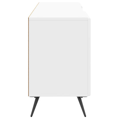 Mobile TV Bianco Lucido 150 x 31 x 50 cm Legno ingegnerizzato | homemem39