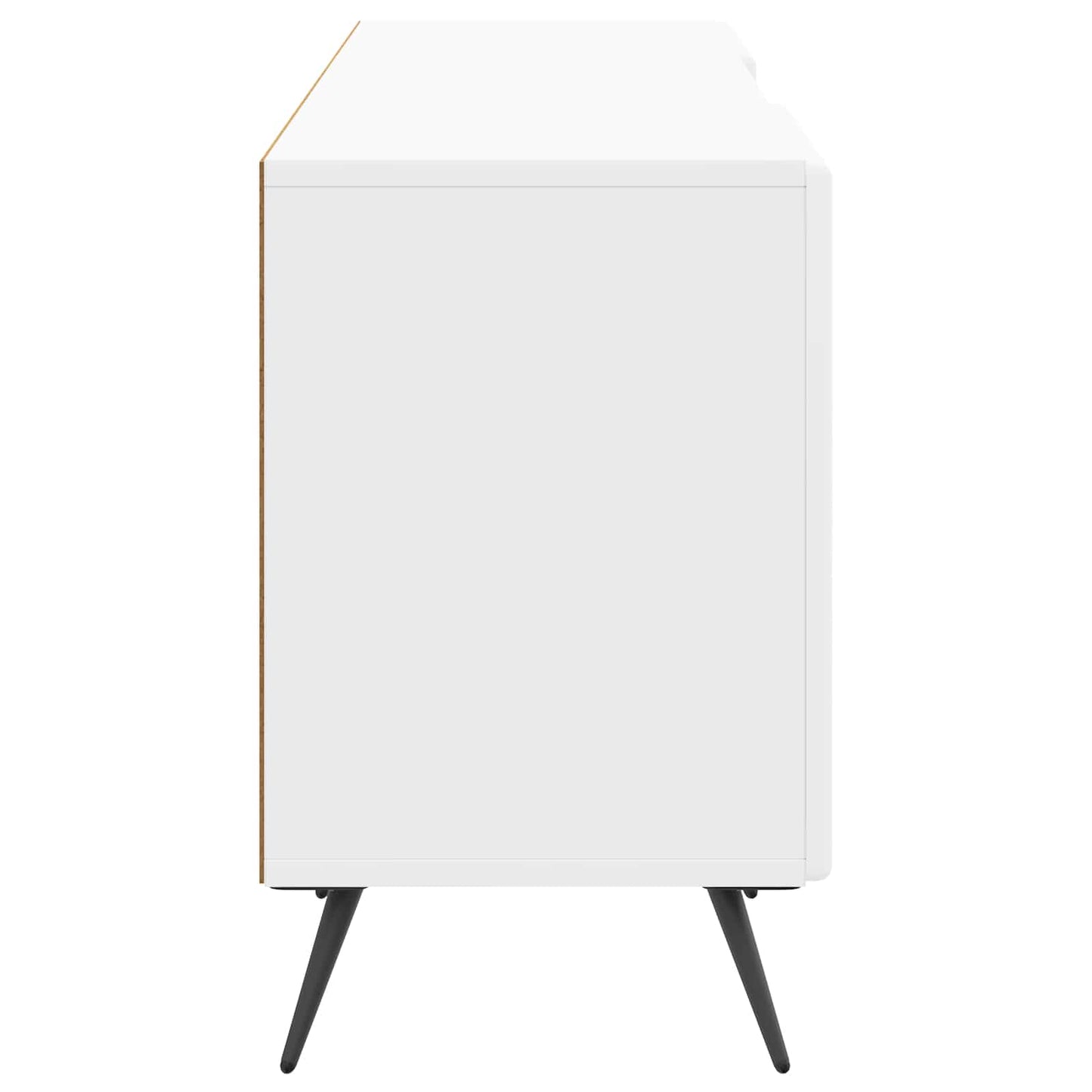 Mobile TV Bianco Lucido 150 x 31 x 50 cm Legno ingegnerizzato