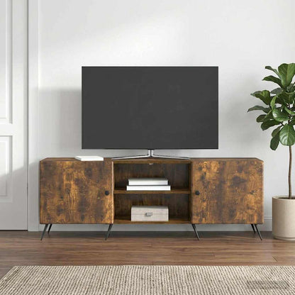 Mobile TV Rovere Fumo 150 x 31 x 50 cm Legno ingegnerizzato