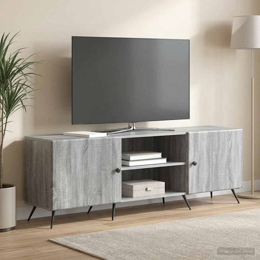 Mobile TV 150 x 31 x 50 cm Grigio Sonoma Legno ingegnerizzato