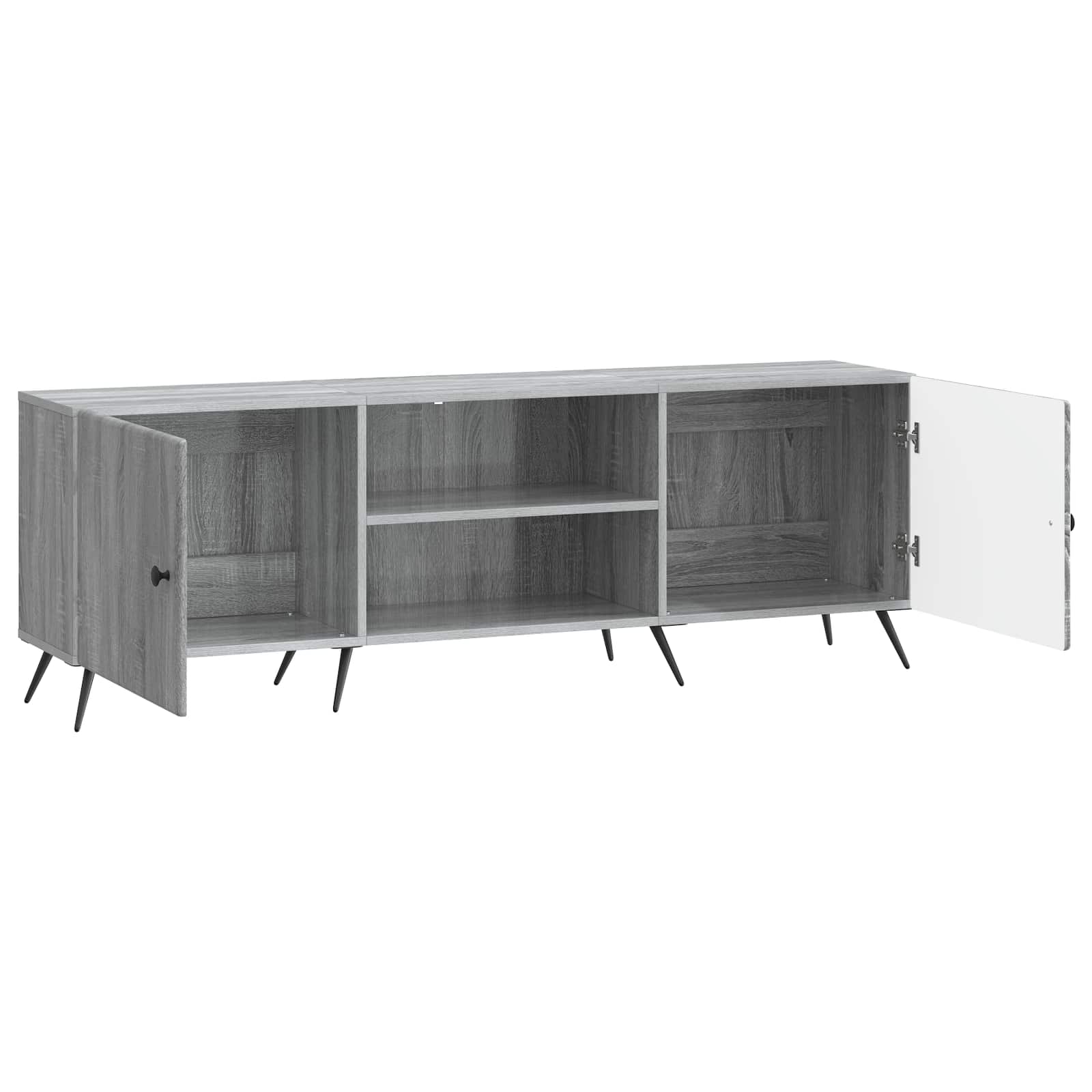 Mobile TV Grigio Sonoma 150 x 31 x 50 cm Legno ingegnerizzato | homemem39
