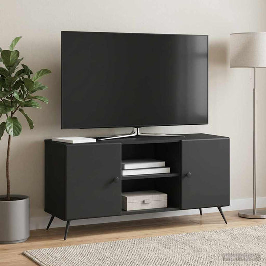 Mobile TV Nero 102 x 34,5 x 50 cm Legno ingegnerizzato