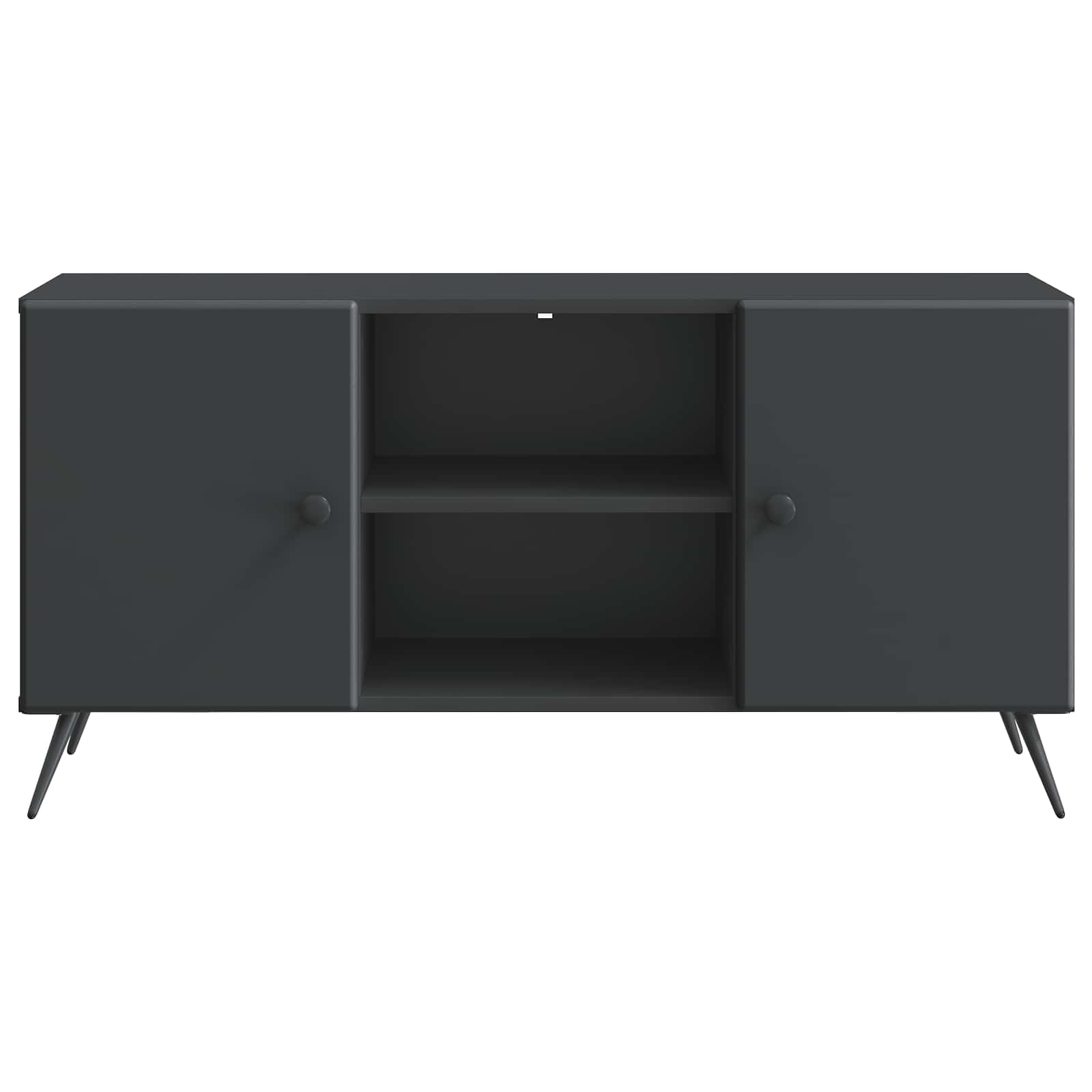 Mobile TV Nero 102 x 34,5 x 50 cm Legno ingegnerizzato | homemem39