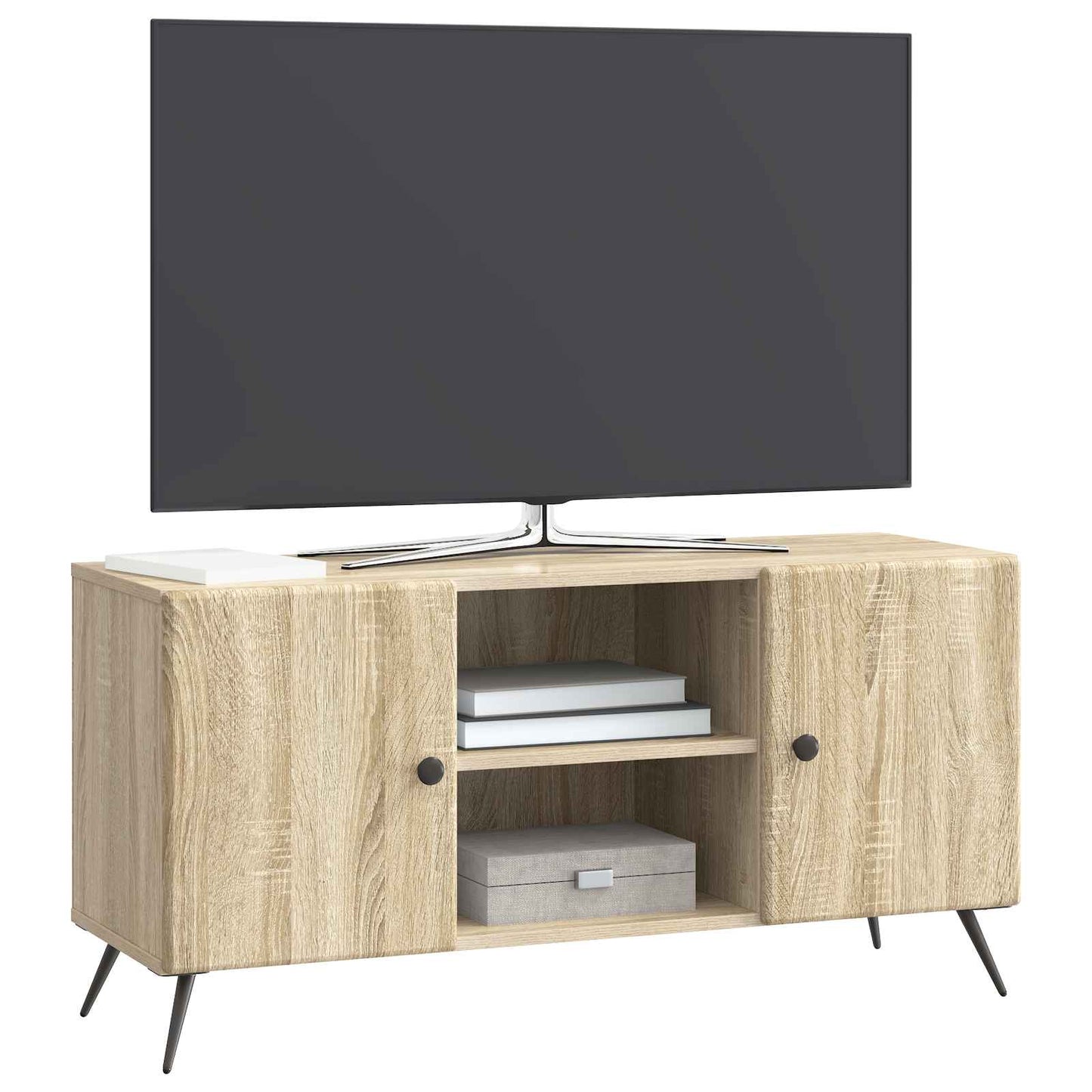 Mobile TV Rovere Sonoma 102 x 34,5 x 50 cm Legno ingegnerizzato