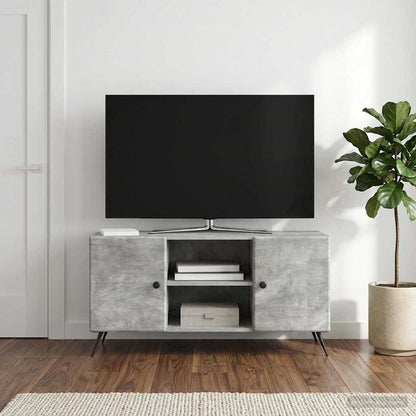 Mobile TV Grigio Cemento 102 x 34,5 x 50 cm
