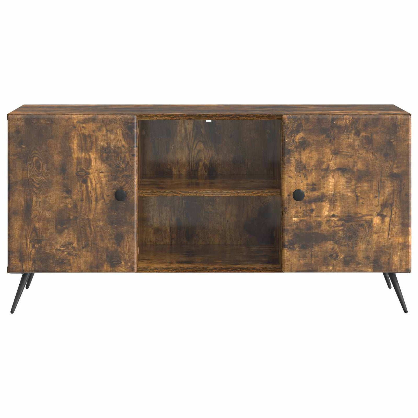Mobile TV Rovere Fumo 102 x 34,5 x 50 cm Legno ingegnerizzato | homemem39