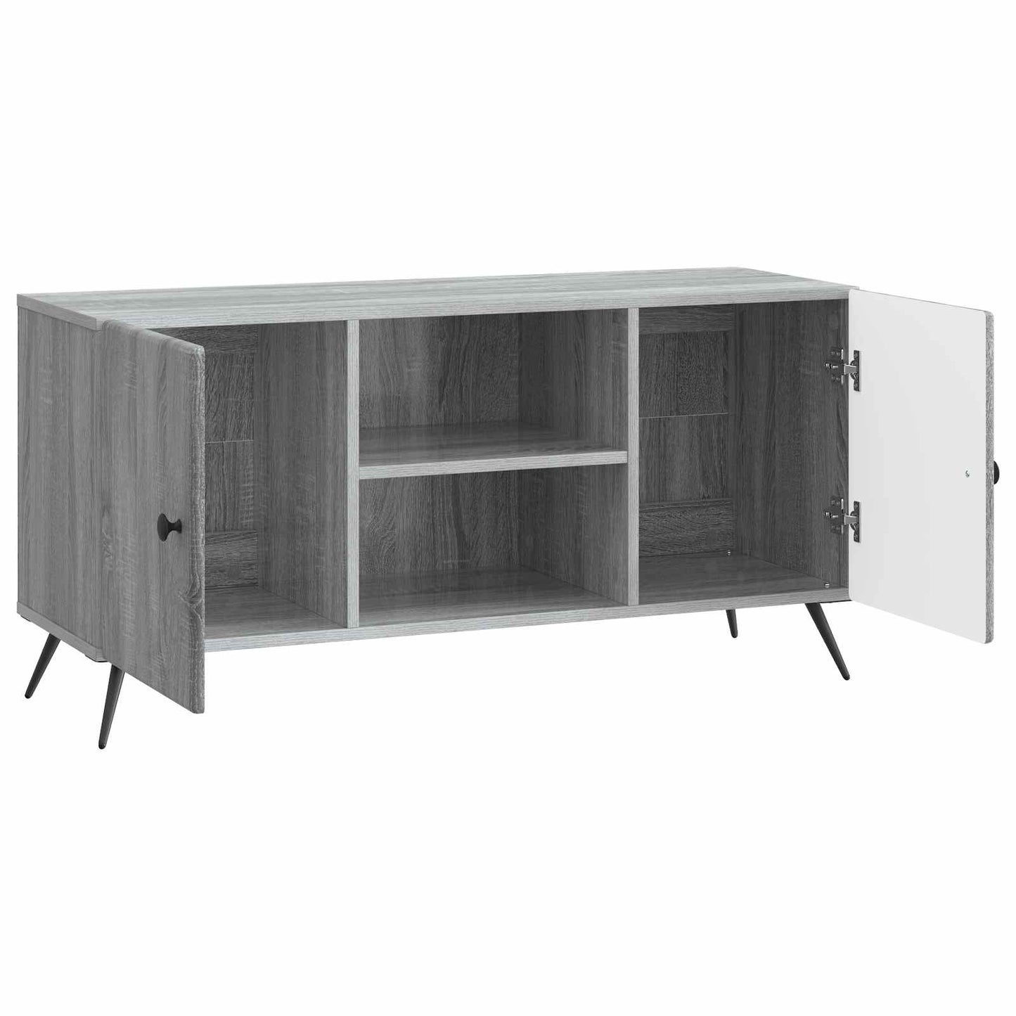 Mobile TV Grigio Sonoma 102 x 34,5 x 50 cm Legno ingegnerizzato | homemem39
