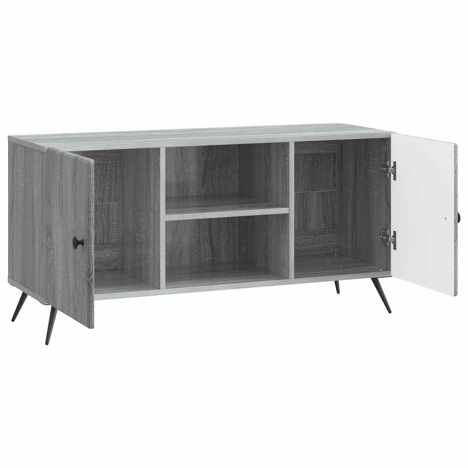 Mobile TV Grigio Sonoma 102 x 34,5 x 50 cm Legno ingegnerizzato | homemem39