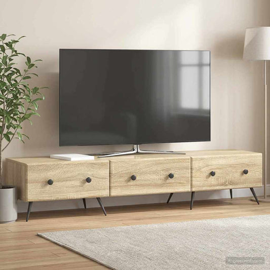 Mobile TV Rovere Sonoma 147 x 34,5 x 30 cm Legno ingegnerizzato