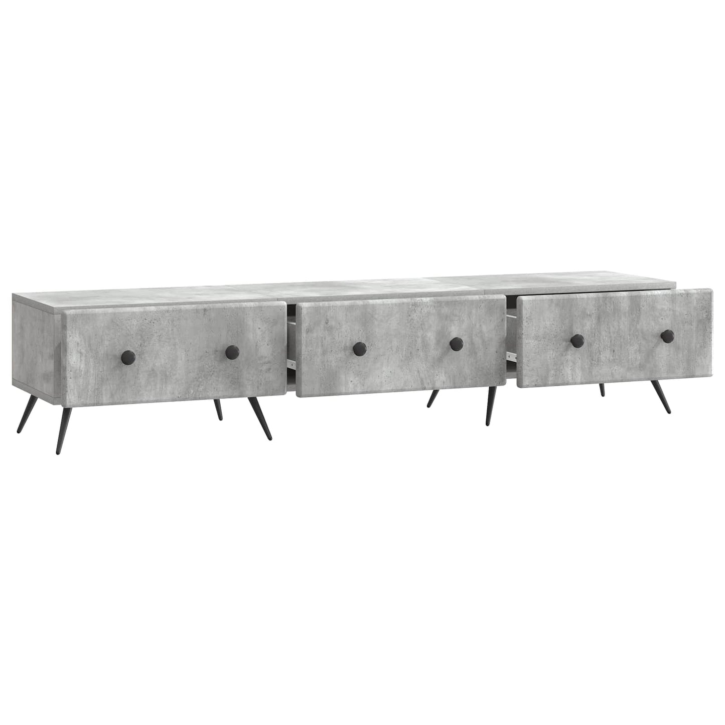 Mobile TV con cassetto Grigio Cemento 147 x 34,5 x 30 cm | homemem39