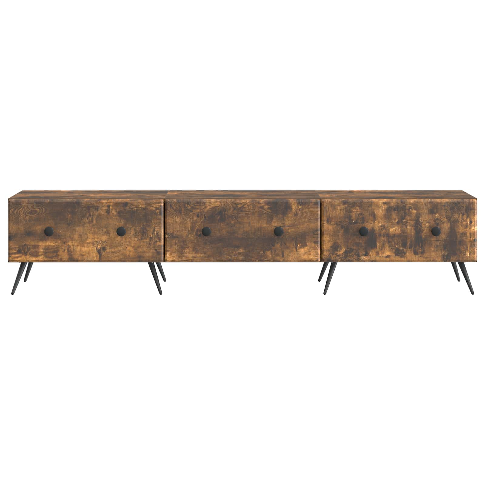 Mobile TV Rovere Fumo 147 x 34,5 x 30 cm Legno ingegnerizzato | homemem39