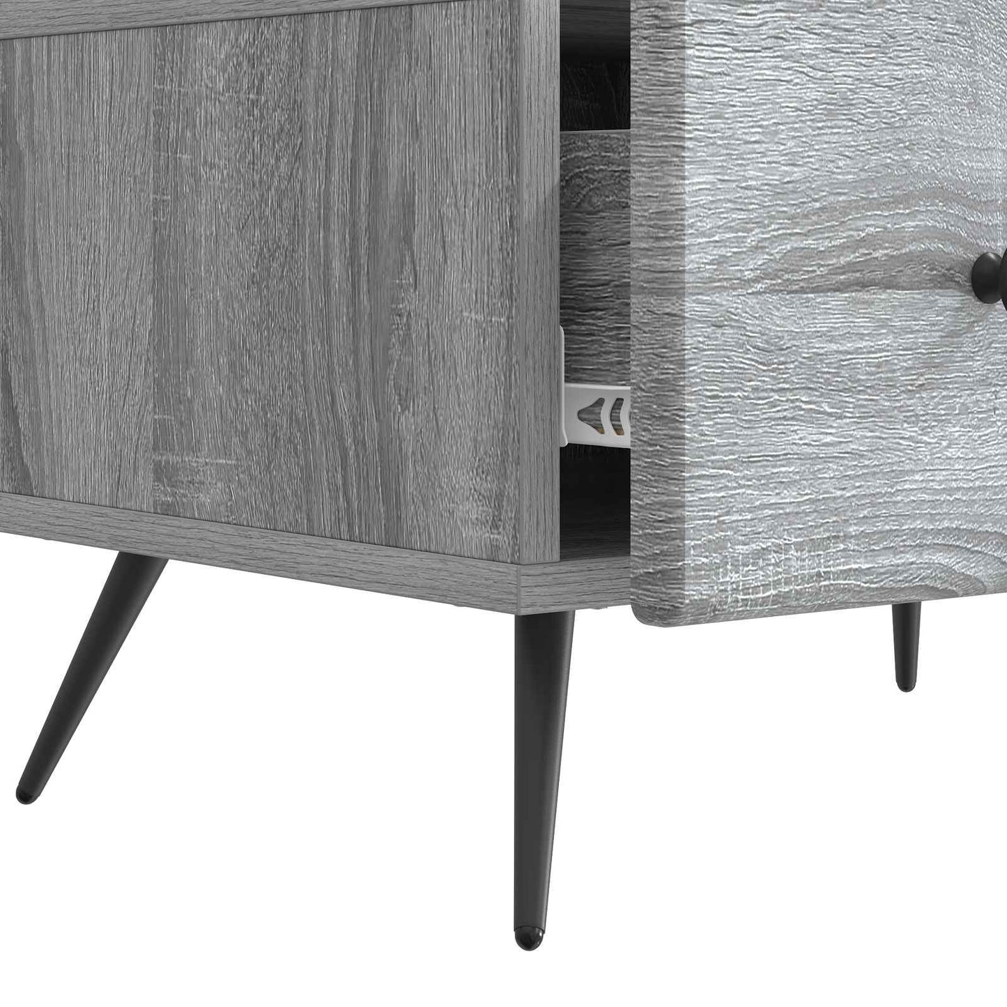 Mobile TV Grigio Sonoma 147 x 34,5 x 30 cm Legno ingegnerizzato | homemem39
