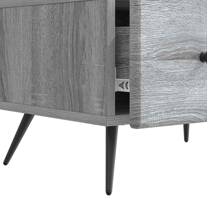 Mobile TV Grigio Sonoma 147 x 34,5 x 30 cm Legno ingegnerizzato