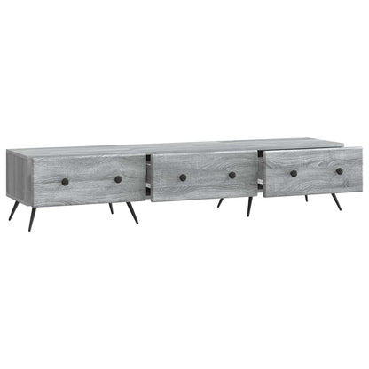 Mobile TV Grigio Sonoma 147 x 34,5 x 30 cm Legno ingegnerizzato