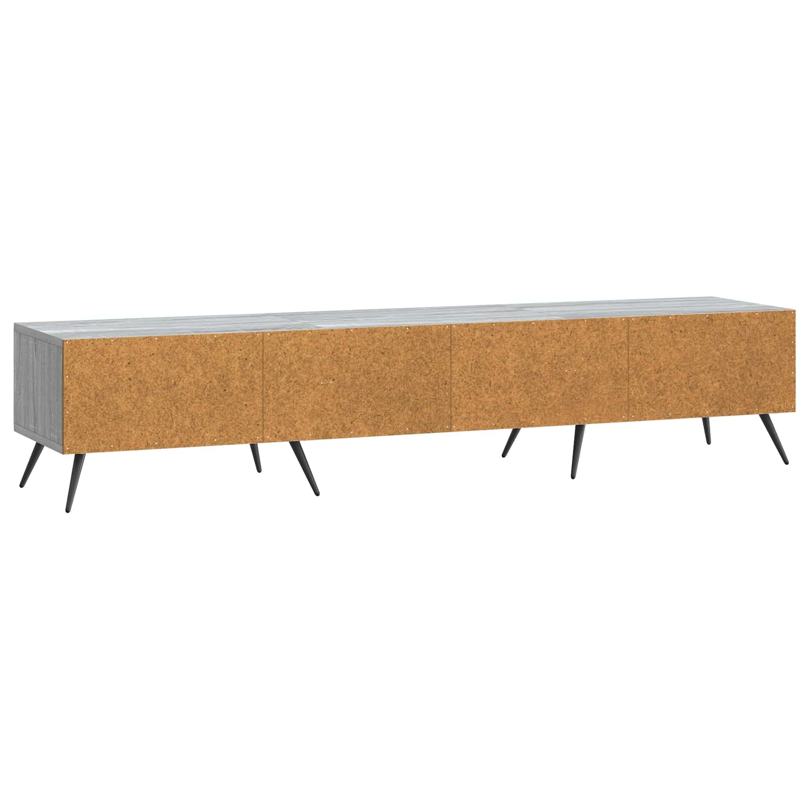 Mobile TV Grigio Sonoma 147 x 34,5 x 30 cm Legno ingegnerizzato | homemem39