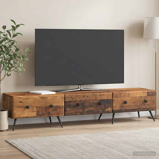Mobile TV Legno antico 147 x 34,5 x 30 cm Legno ingegnerizzato