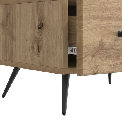 Mobile TV con cassetto Rovere Artigianale 147 x 34,5 x 30 cm | homemem39