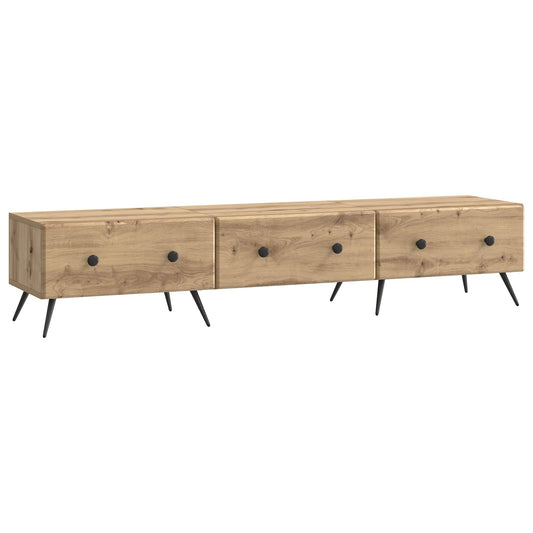 Mobile TV con cassetto Rovere Artigianale 147 x 34,5 x 30 cm | homemem39