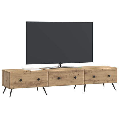Mobile TV con cassetto Rovere Artigianale 147 x 34,5 x 30 cm | homemem39